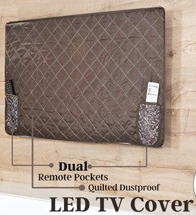 Quilted LED TV Cover – Elegant & Durable