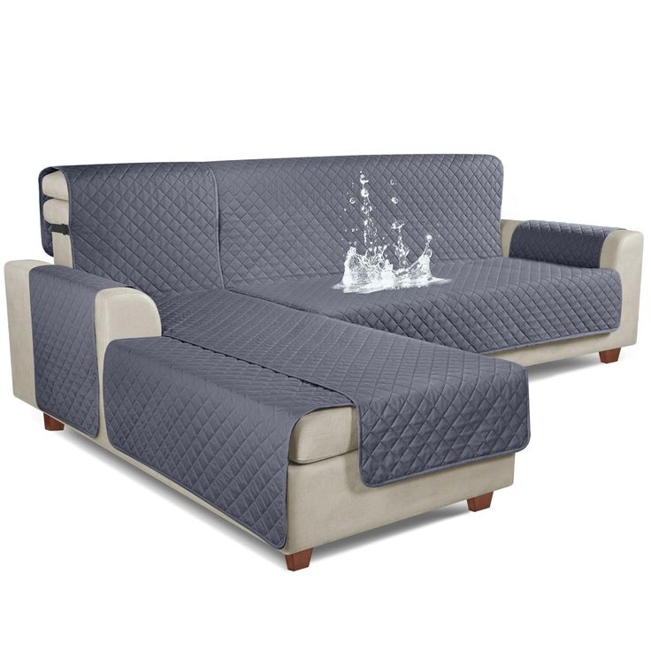 Elegant L-Shaped Sofa Protector – Full Coverage & Comfort
