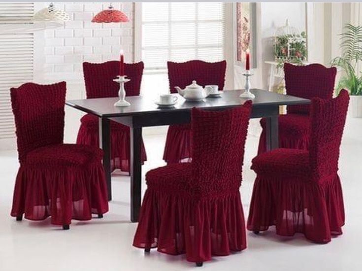 Premium Quality Turkish Dinning Table Chair Cover