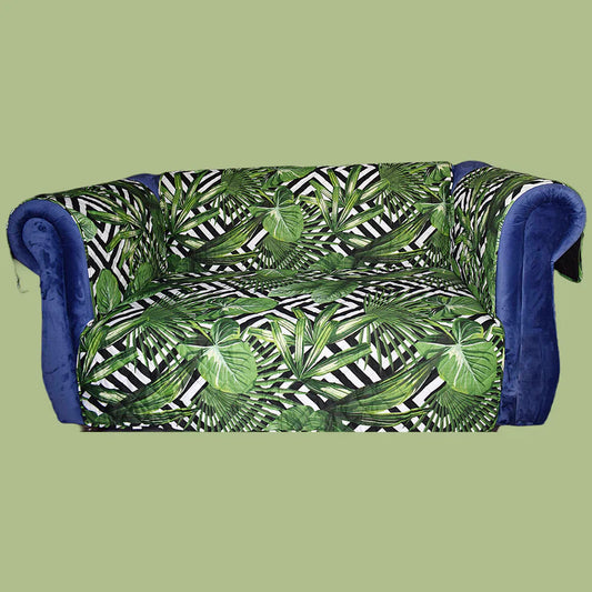 Quilted Printed Sofa Cover – Elegant Design & Full Protection
