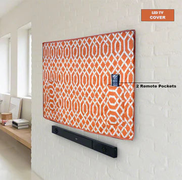 Quilted LED TV Cover – Elegant & Durable