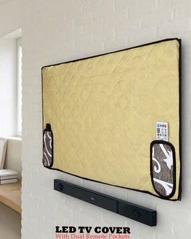Quilted LED TV Cover – Elegant & Durable