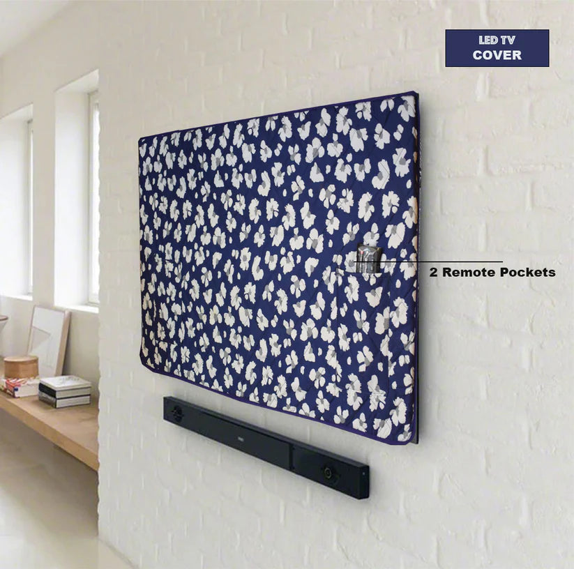 Quilted LED TV Cover – Elegant & Durable