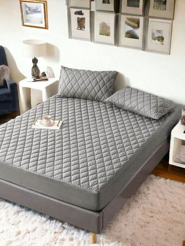 Premium Bubble Quilted Mattress Sheet – Ultra-Soft, Cushioned & Luxurious Comfort